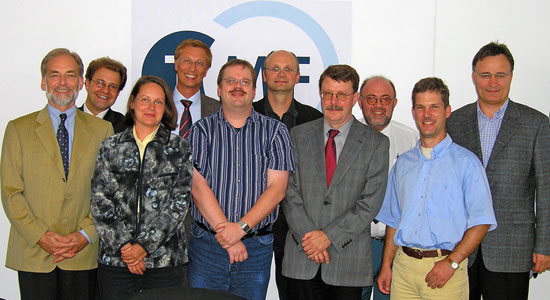 MediGRID consortium 2007: Otto Rienhoff, Sebastian C. Semler, Anette Weisbecker, Thomas Tolxdorff, Thomas Steinke, Jochen Hampe, Rüdiger Krahl (PT DLR), Mathias Blaurock, Ulrich Sax, Erhard Rahm.